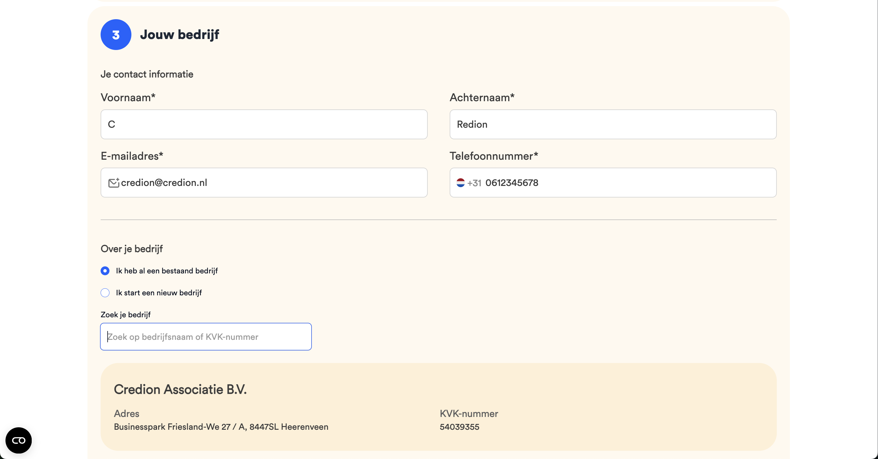 Vul je gegevens in - online zakelijke hypotheek berekenen