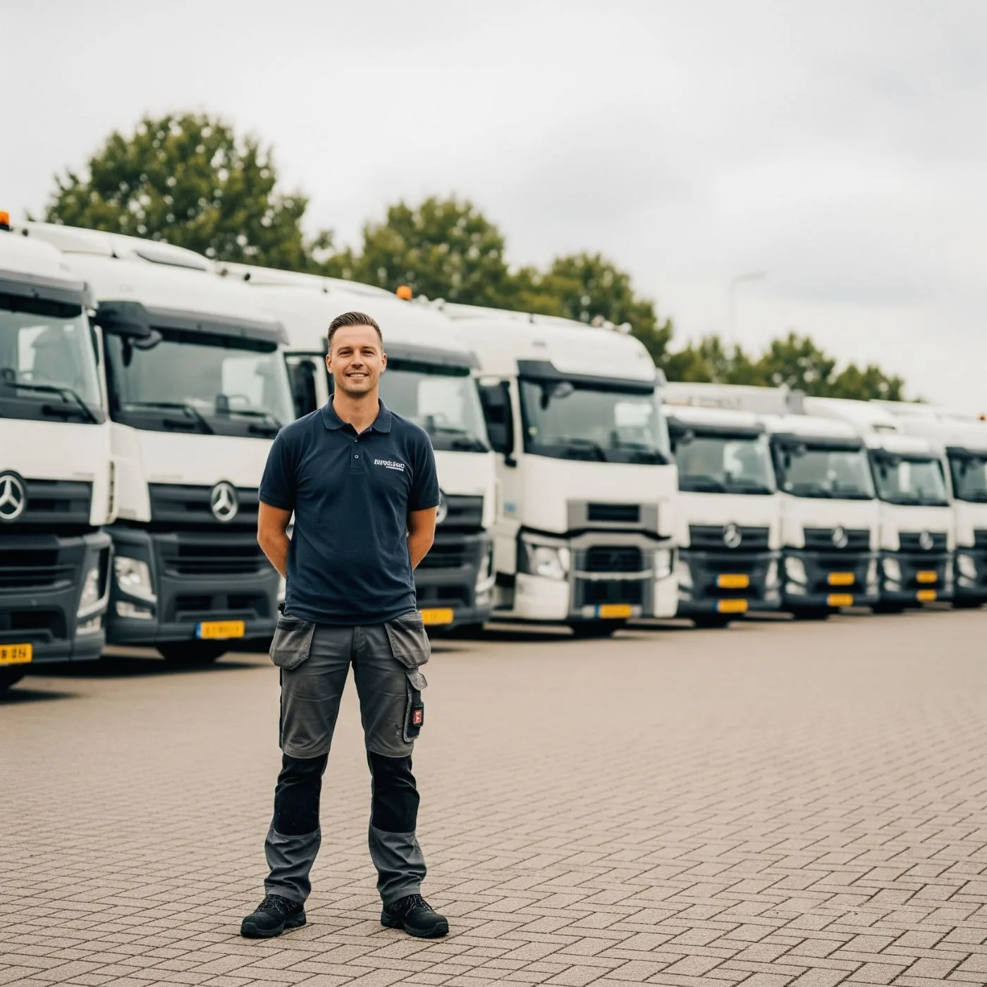 Eigenaar logistiek bedrijf voor zijn wagenpark